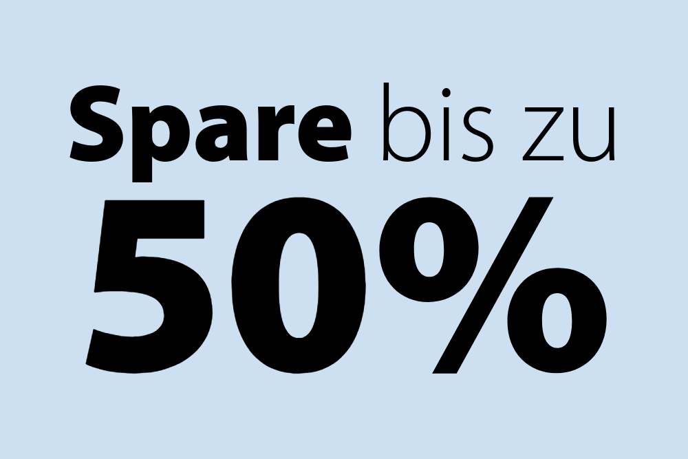 Jetzt sparen