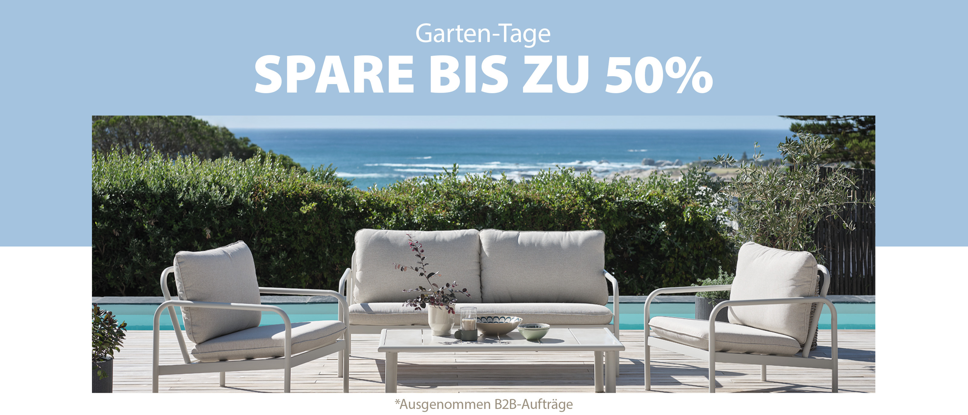 Garten-Tage Spare bis zu 50%