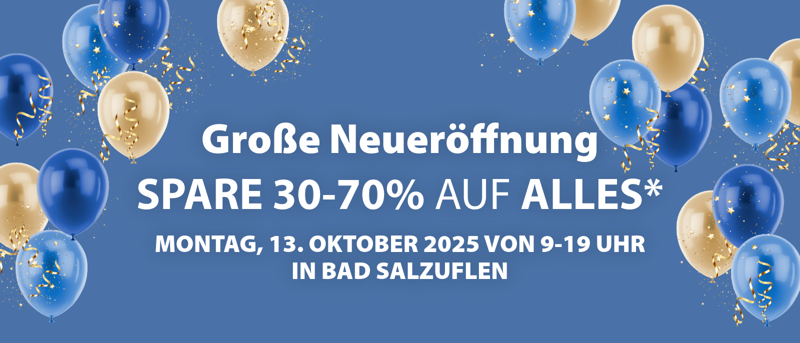 Neueröffnung Bad Salzuflen am 13.10.2025