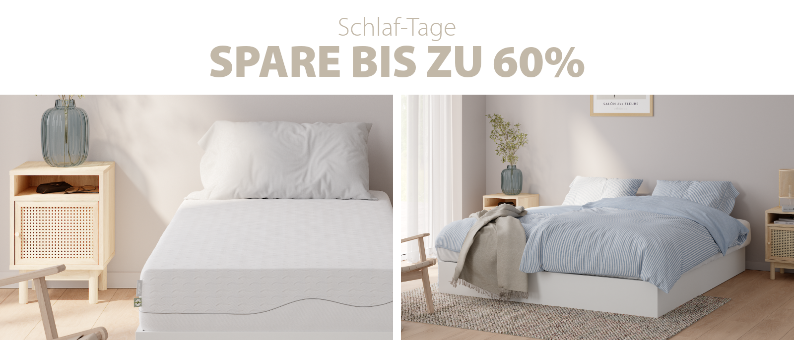 Schlaf-Tage spare bis zu 60%