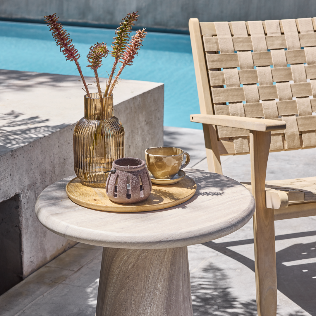 YNGVAR Vase und KNOTT Laterne