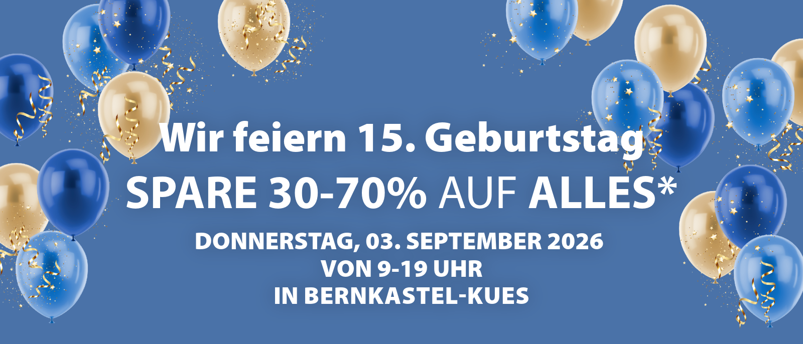 Wir feiern Geburtstag in Bernkastel-Kues Wir feiern Geburtstag in Bernkastel-Kues