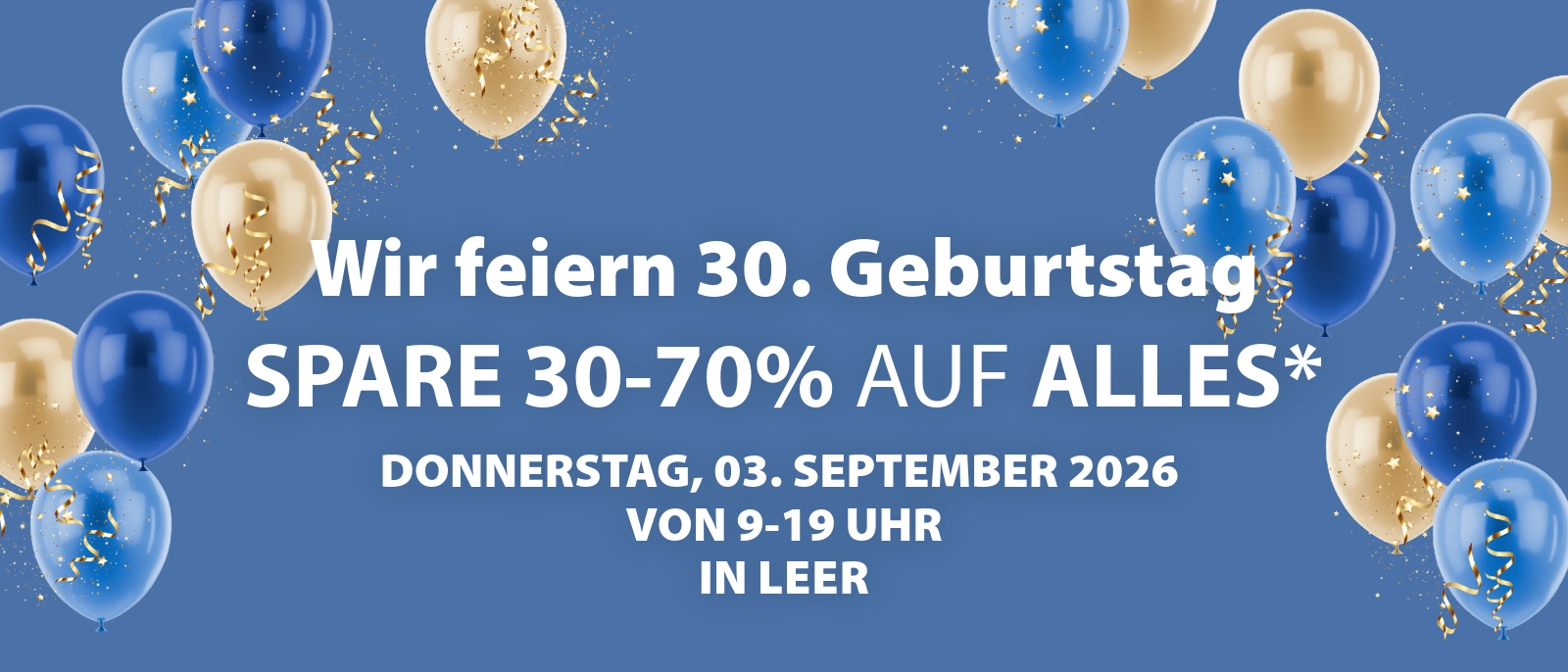 Wir feiern Geburtstag in Leer Wir feiern Geburtstag in Leer