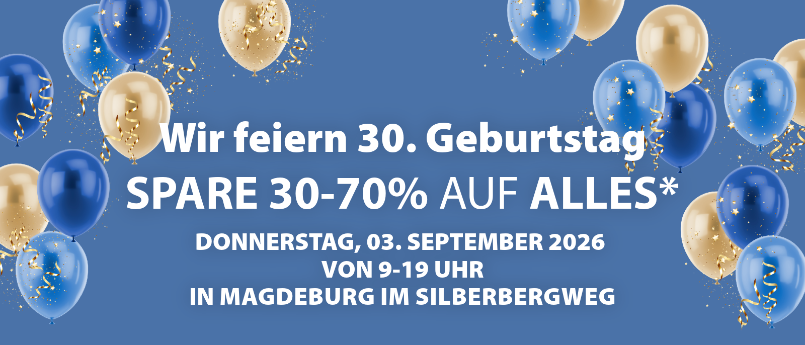 Wir feiern Geburtstag in Magdeburg