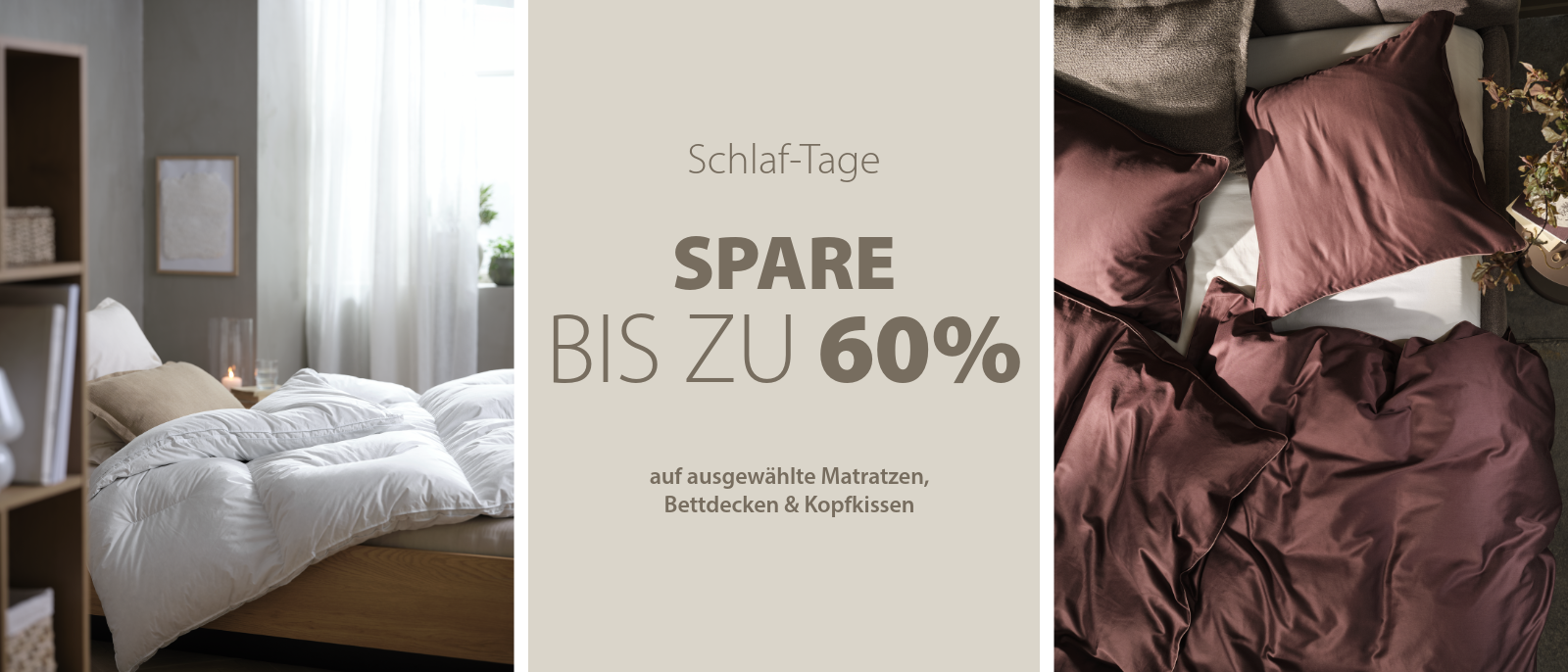 Schlaf-Tage - Spare bis zu 60% Schlaf-Tage - Spare bis zu 60%